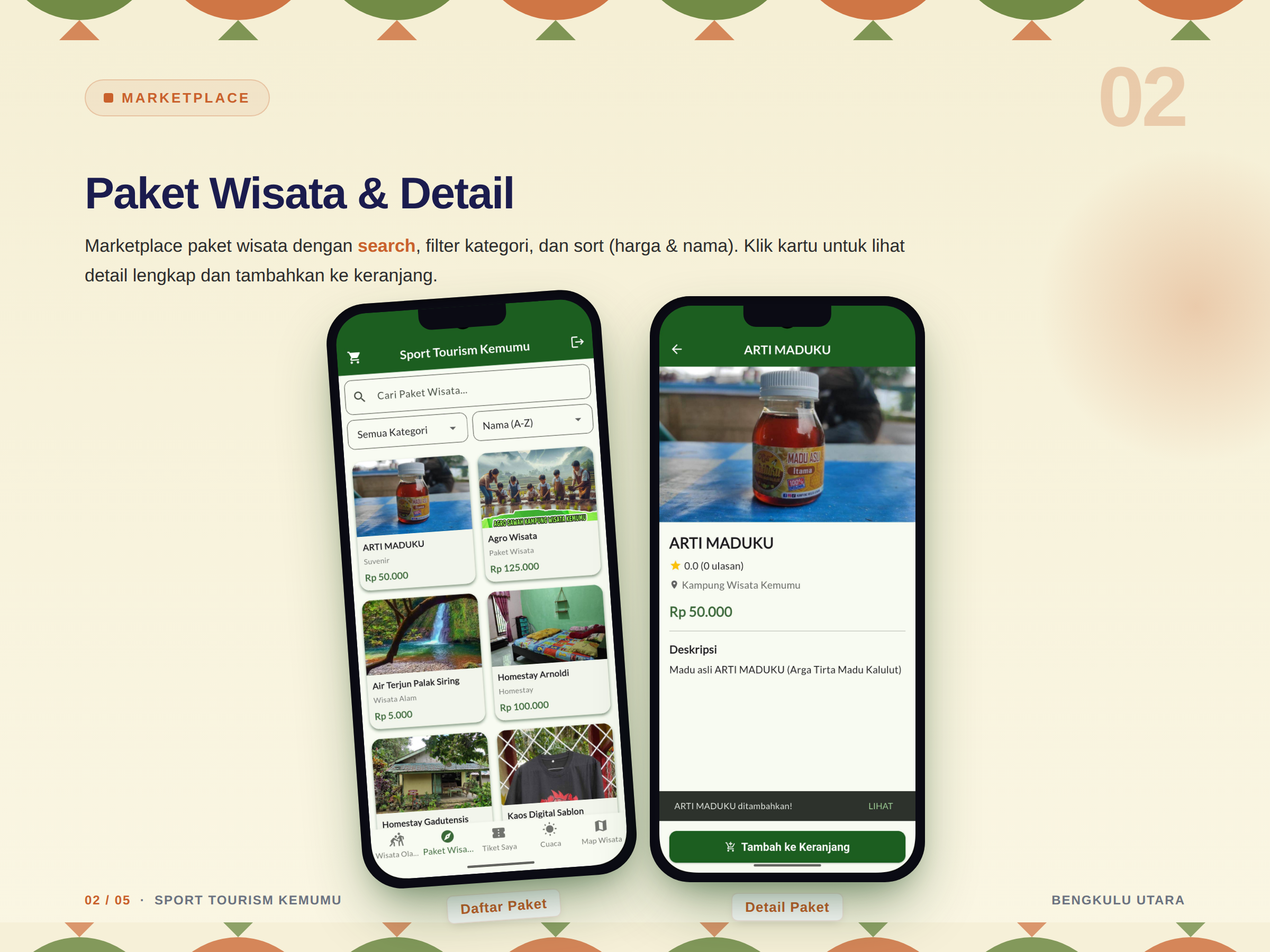 Sport Tourism Kemumu - Aplikasi Wisata Olahraga Berbasis Mobile — galeri 2