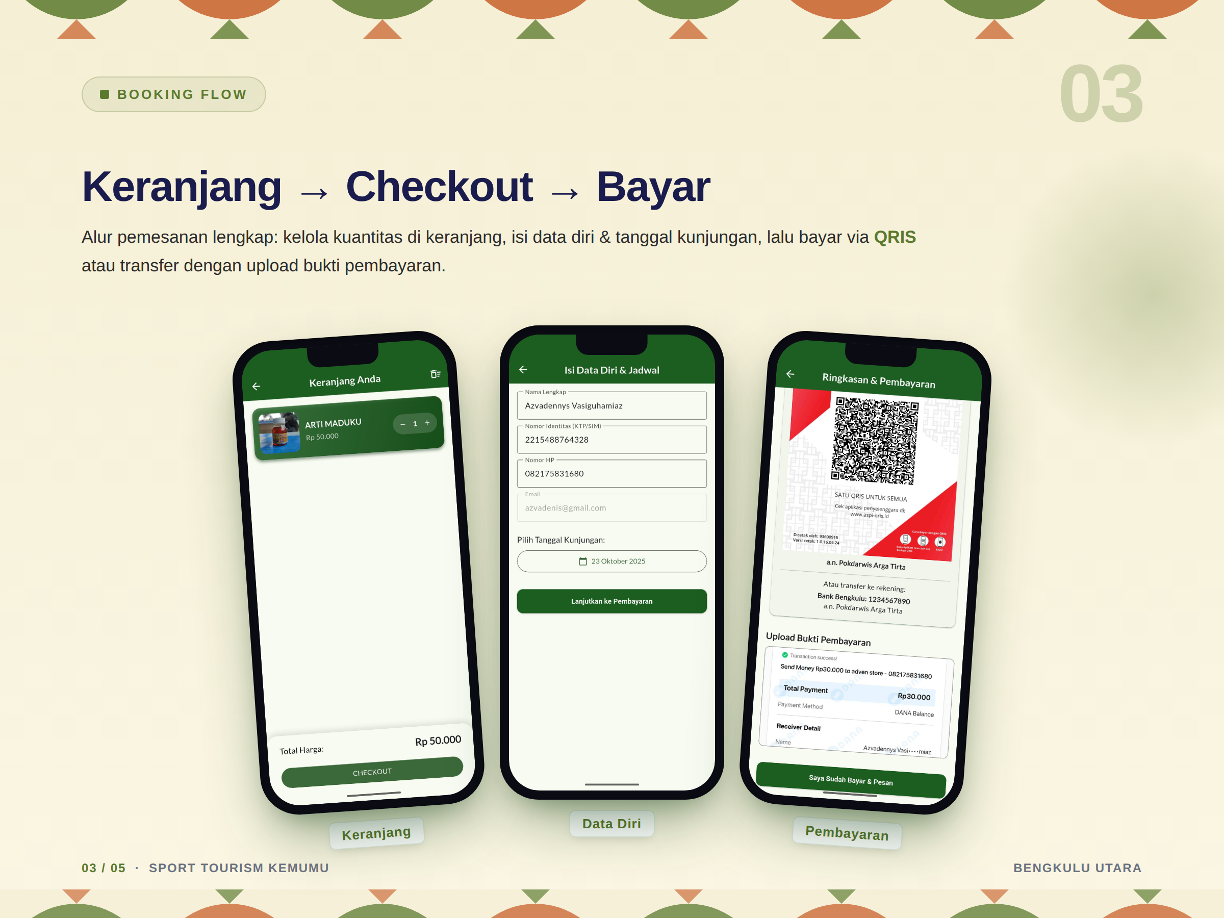Sport Tourism Kemumu - Aplikasi Wisata Olahraga Berbasis Mobile — galeri 3